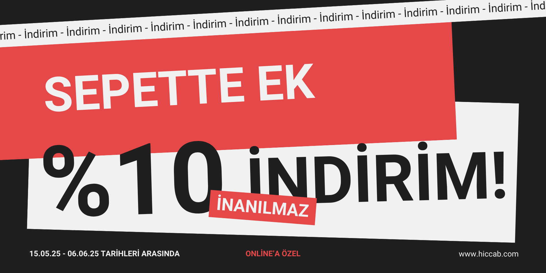 Sepette Ek %10 İndirim!