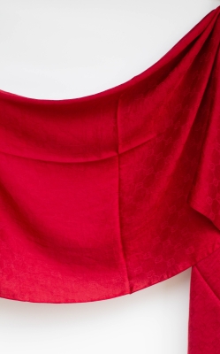 Bordo P Desen Pamuk Jakar Şal