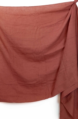 Canlı Pudra Bambu Kraş Şal