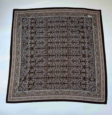 Mirel Desen Kahve Cupra Eşarp