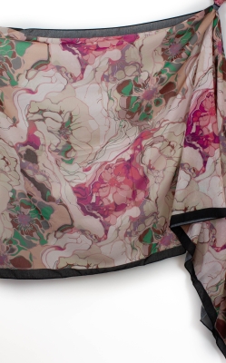 Siyah Alice Desen Lina Şal